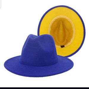 Blue mens Fashion hat